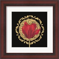Framed Tulip Medallion I