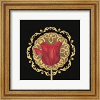 Framed Tulip Medallion II