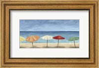 Framed Ocean Umbrellas I