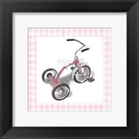 Krista's Tricycle Framed Print