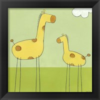 Framed 'Stick-Leg Giraffe I' border=