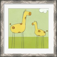 Framed 'Stick-Leg Giraffe I' border=