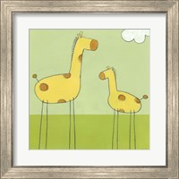 Framed 'Stick-Leg Giraffe I' border=