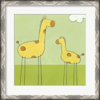 Framed Stick-Leg Giraffe I