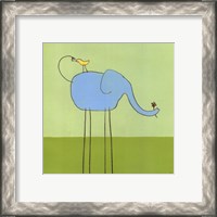 Framed Stick-Leg Elephant I