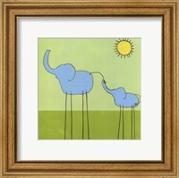 Framed Stick-Leg Elephant II