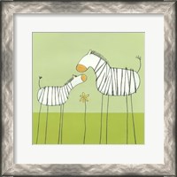 Framed Stick-Leg Zebra II