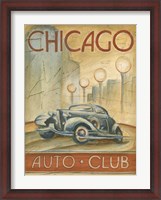 Framed Chicago Auto Club