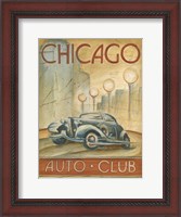 Framed Chicago Auto Club