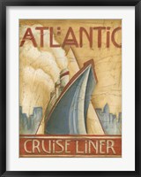 Framed Atlantic Cruise Liner
