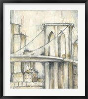 Urban Bridgescape I Framed Print