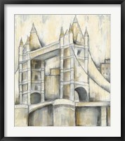 Urban Bridgescape II Framed Print