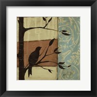 Arts Crafts Silhouette III Framed Print