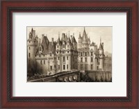 Framed Petite Sepia Chateaux II