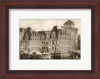 Framed Petite Sepia Chateaux IV