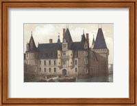 Framed Petite French Chateaux II