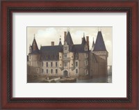 Framed Petite French Chateaux II