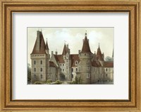 Framed Petite French Chateaux IV