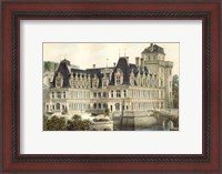 Framed Petite French Chateaux V