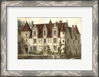 Framed Petite French Chateaux VI