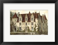 Framed Petite French Chateaux VI
