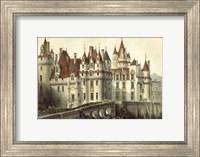 Framed Petite French Chateaux VII
