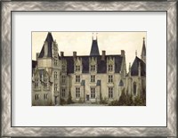 Framed Petite French Chateaux VIII