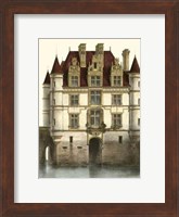 Framed Petite French Chateaux IX