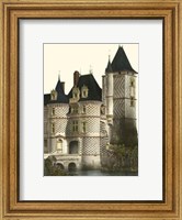 Framed Petite French Chateaux XII