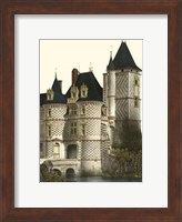 Framed Petite French Chateaux XII