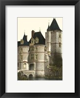Framed Petite French Chateaux XII