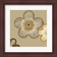Framed Pop Blossoms In Neutral II