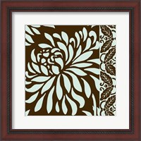 Framed Striking Chrysanthemums I