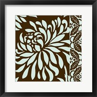 Striking Chrysanthemums I Framed Print