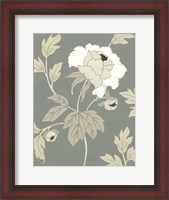 Framed Peony Elegance II