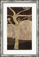 Framed Sylvan Spirals I