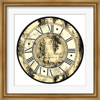 Framed Aged Elegance Clock