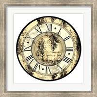 Framed Aged Elegance Clock