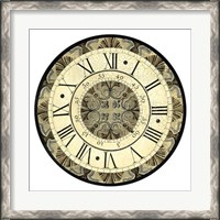 Framed Vintage Motif Clock