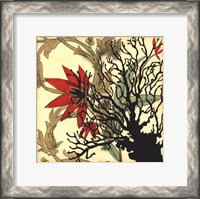 Framed Coral Tapestry I