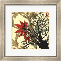 Framed Coral Tapestry I