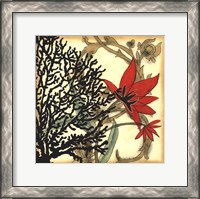 Framed Coral Tapestry III