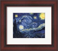 Framed Starry Night, c.1889