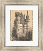 Framed Bordeaux Chateau I