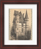 Framed Bordeaux Chateau I