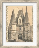 Framed Bordeaux Chateau II