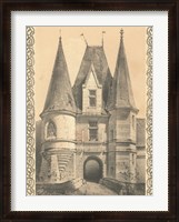 Framed Bordeaux Chateau II