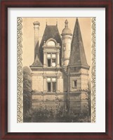 Framed Bordeaux Chateau IV