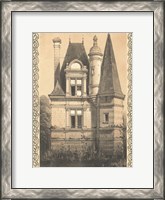 Framed Bordeaux Chateau IV