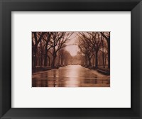 Framed Rainy Day - Central Park